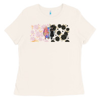 Gothic Girl And Colorful Girl Best Friends With Ladies Tee | Teevron