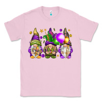 Bubblegum Pink Mardi Gras gnomies with elements Classic Tee - HowdyJamesFarm