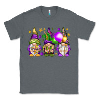 Charcoal Heather Mardi Gras gnomies with elements Classic Tee - HowdyJamesFarm