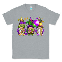 Heather Grey Mardi Gras gnomies with elements Classic Tee - HowdyJamesFarm