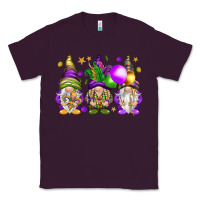 Plum Mardi Gras gnomies with elements Classic Tee - HowdyJamesFarm