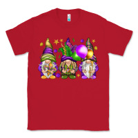 Red Mardi Gras gnomies with elements Classic Tee - HowdyJamesFarm