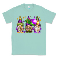 Seafoam Mardi Gras gnomies with elements Classic Tee - HowdyJamesFarm