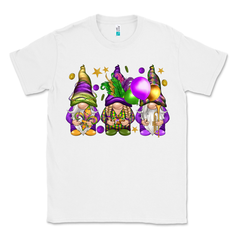 Mardi Gras Gnomies With Elements Classic Tee by HowdyJamesFarm | Teevron