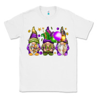White Mardi Gras gnomies with elements Classic Tee - HowdyJamesFarm