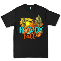 Black Howdy Fall Premium Tee - texasbilliewilder