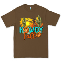 Cacao Howdy Fall Premium Tee - texasbilliewilder