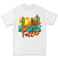 White Howdy Fall Premium Tee - texasbilliewilder