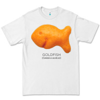 White Scientific Goldfish Premium Tee - longCreatives