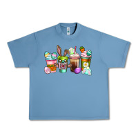 Pebble Blue Easter coffee cups Easter Day Urban Heavy Tee - CowGirlArtShop