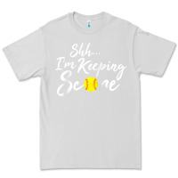 Dove Grey Scorekeeper Softball Team Scorebook Keeper Raglan Baseball Premium Tee - longCreatives
