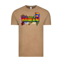 Vintage Coffee We are all human Vintage Tee - CowGirlArtShop