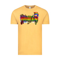 Vintage Mustard We are all human Vintage Tee - CowGirlArtShop