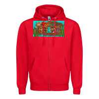 Red brave turquoise leopard cactus and floral arrow licanse plate Zipper Hoodie - Artiststas