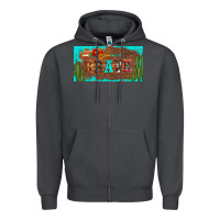 Smoke brave turquoise leopard cactus and floral arrow licanse plate Zipper Hoodie - Artiststas