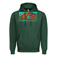 Sports Green brave turquoise leopard cactus and floral arrow licanse plate Zipper Hoodie - Artiststas