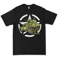 Black Sherman M4A1 WWII Army Tank History Vintage Premium Tee - longCreatives