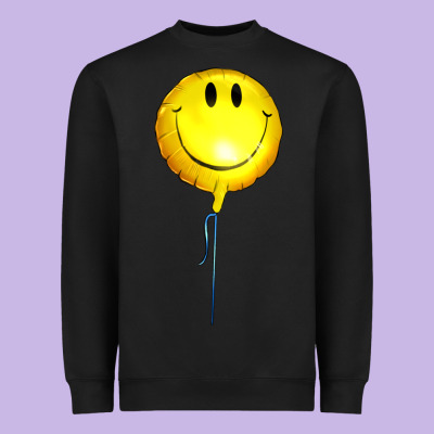 Balloon Smile Heavyweight Sweatshirt Designed By Artiststas