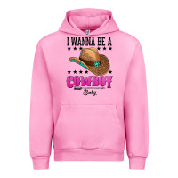 Fuchsia Pink i wanna be a cowboy baby Urban Hoodie - AdoDesignShop
