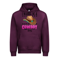 Mauve Wine i wanna be a cowboy baby Urban Hoodie - AdoDesignShop