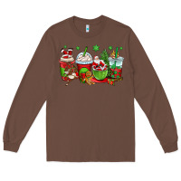 Chestnut christmas santa claus coffee cups Long Sleeve Tee - OliviaCreatesArt