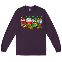 Plum christmas santa claus coffee cups Long Sleeve Tee - OliviaCreatesArt