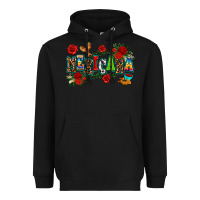 Black mexicana Heavyweight Hoodie - AdoDesignShop