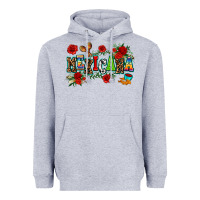Heather Grey mexicana Heavyweight Hoodie - AdoDesignShop