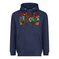 Navy mexicana Heavyweight Hoodie - AdoDesignShop