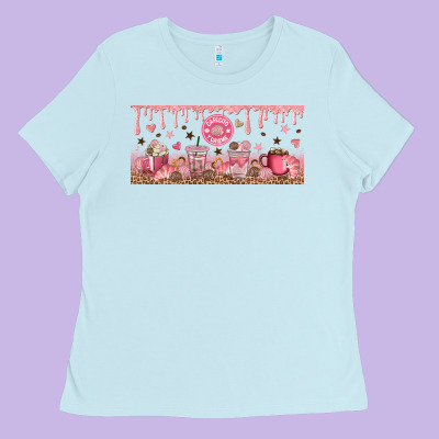 Cafecito Y Chisme Ladies Tee Designed By Tumblerdesignbyshophia
