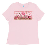 Bubblegum Pink Cafecito y Chisme Ladies Tee - TumblerDesignByShophia