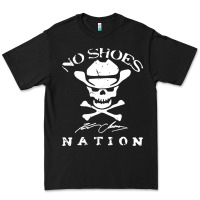 Black kenny chesney, no shoes nation vintage Premium Tee - longCreatives