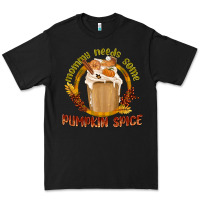 Black Mommy Needs Some Pumpkin Spice Premium Tee - texasbilliewilder