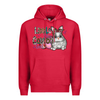 Cardinal Little Miss Cotton Tail Premium Hoodie - CowhideDigitalArt