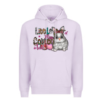 Lilac Little Miss Cotton Tail Premium Hoodie - CowhideDigitalArt