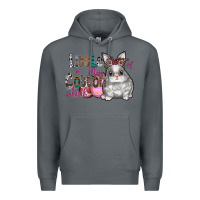 Rock Little Miss Cotton Tail Premium Hoodie - CowhideDigitalArt