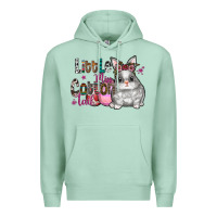 Seafoam Little Miss Cotton Tail Premium Hoodie - CowhideDigitalArt