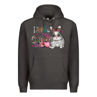 Smoke Little Miss Cotton Tail Premium Hoodie - CowhideDigitalArt