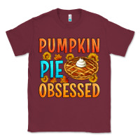 Burgundy Pumpkin pie obsessed Classic Tee - Artiststas