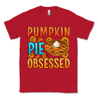 Red Pumpkin pie obsessed Classic Tee - Artiststas