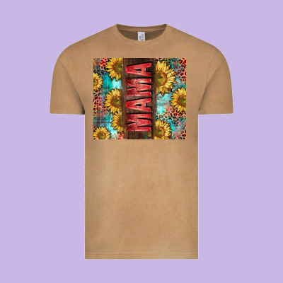 Mama Sunflower Vintage Tee Designed By Cowgirlartshop