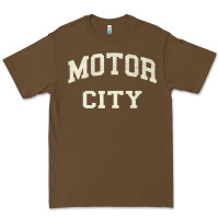 Cacao Classic Motor City Detroit Varsity Premium Tee - longCreatives