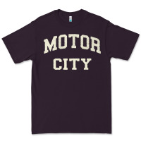 Plum Classic Motor City Detroit Varsity Premium Tee - longCreatives