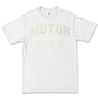 White Classic Motor City Detroit Varsity Premium Tee - longCreatives