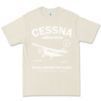 Bone cessna distressed Premium Tee - longCreatives