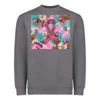 Storm Breast Cancer Ribbon Stethoscope Heavyweight Sweatshirt - Artiststas