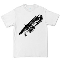 White Gears of war lancer Premium Tee - longCreatives