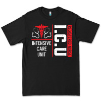 Black ICU Registered Nurse Medical Intensive Care Unit Premium Tee - longCreatives