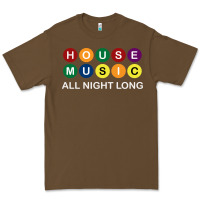 Cacao House Music All Night Long Ravers Premium Tee - longCreatives