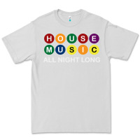 Dove Grey House Music All Night Long Ravers Premium Tee - longCreatives